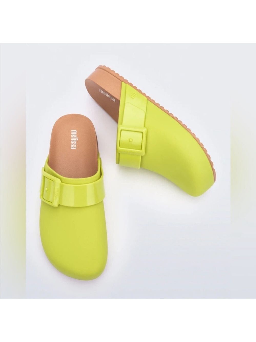 Mini Melissa Kids' Green/Brown Water Resistant Cozy Clog—13